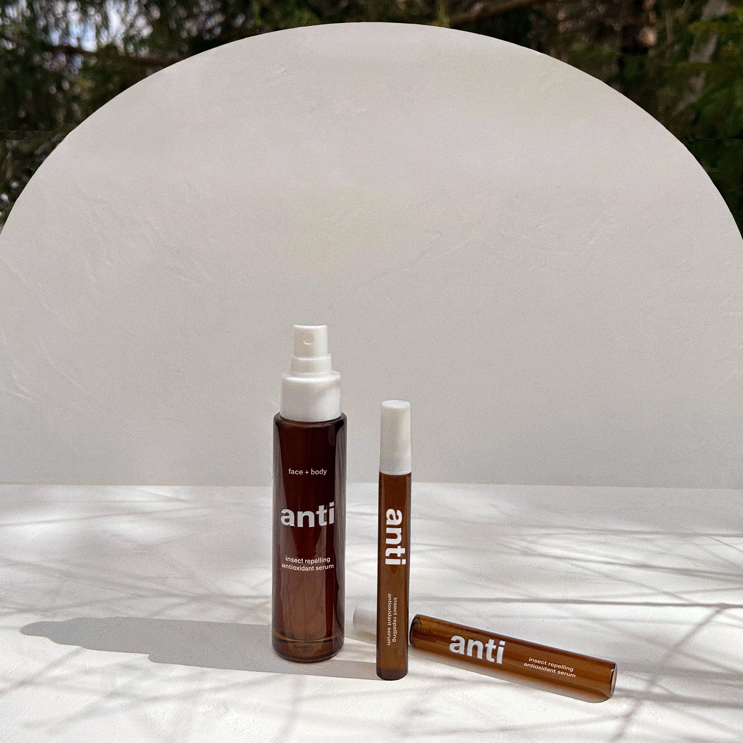Luxury insect repellent 50 and 10 ml bottles