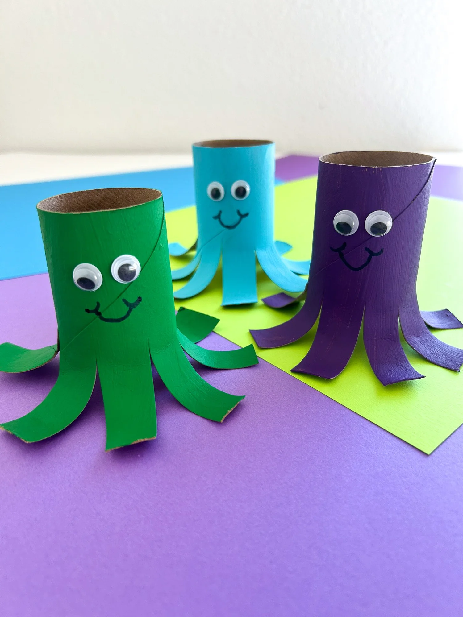 Easy Octopus Toilet Paper Roll Craft for Kids — Crafty Kids Blog
