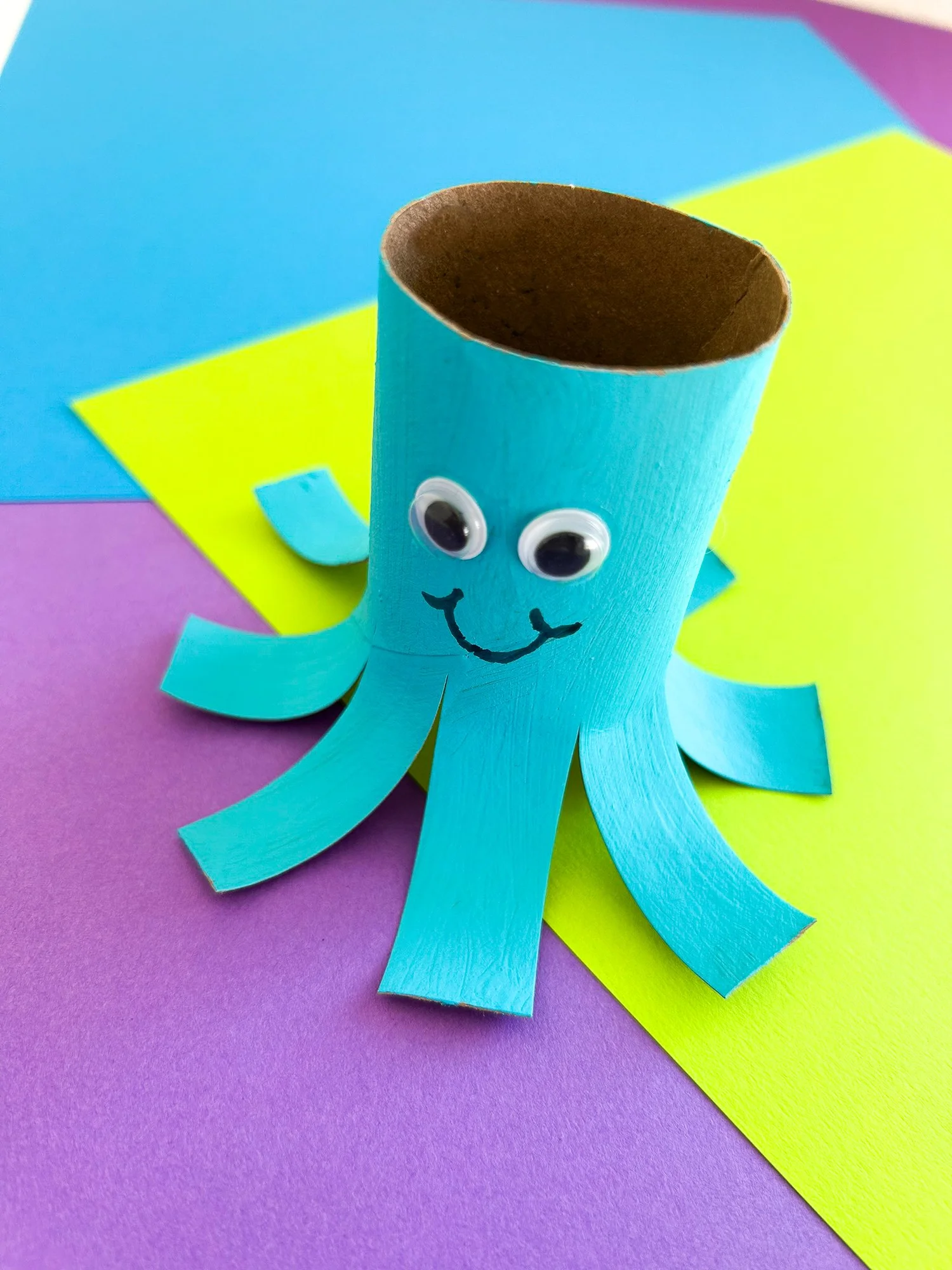 Easy Octopus Toilet Paper Roll Craft for Kids — Crafty Kids Blog
