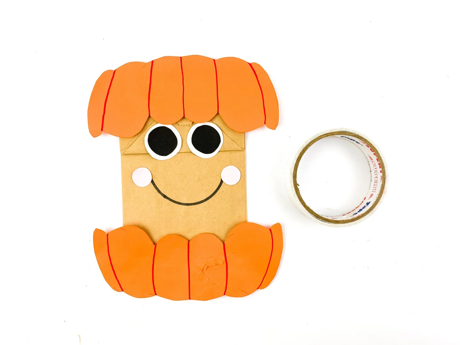 Fun Cute Pumpkin Paper Bag Craft for Kids — Crafty Kids Blog