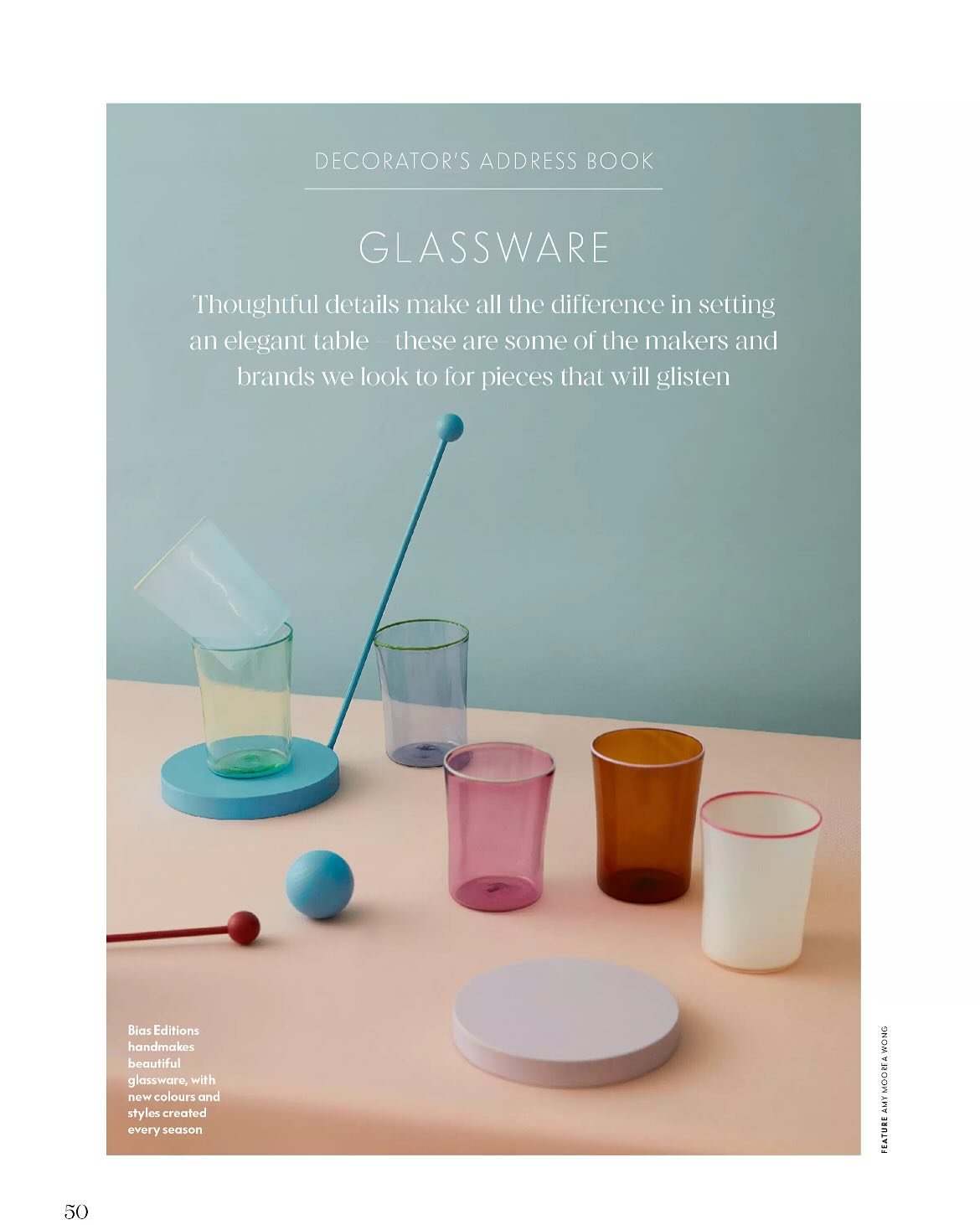Spring fling &bull; Bias Editions featured in Homes &amp; Gardens

@biaseditions @homesandgardensofficial