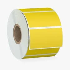 57mm x 32mm Yellow Labels