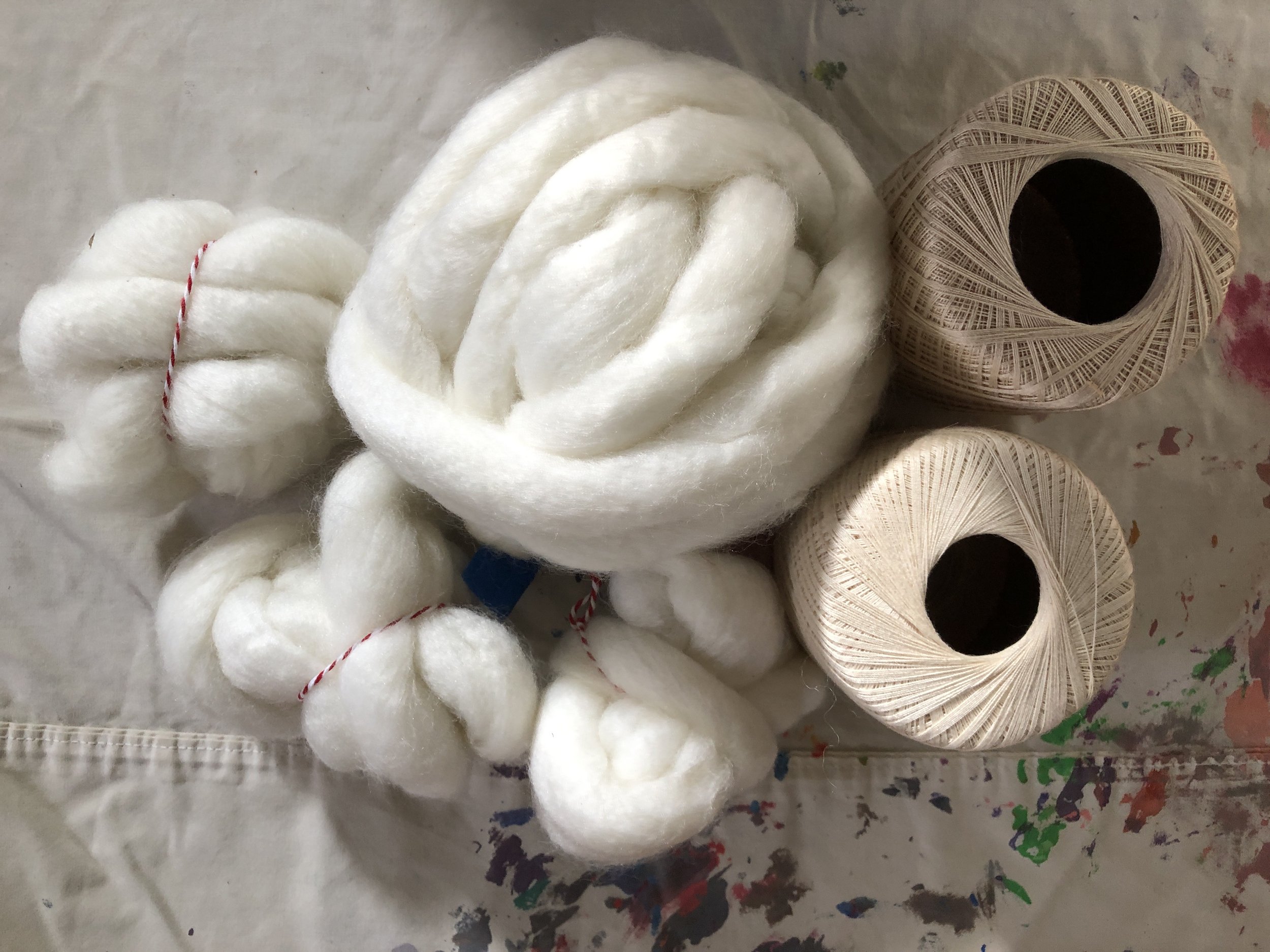 Roving and thread