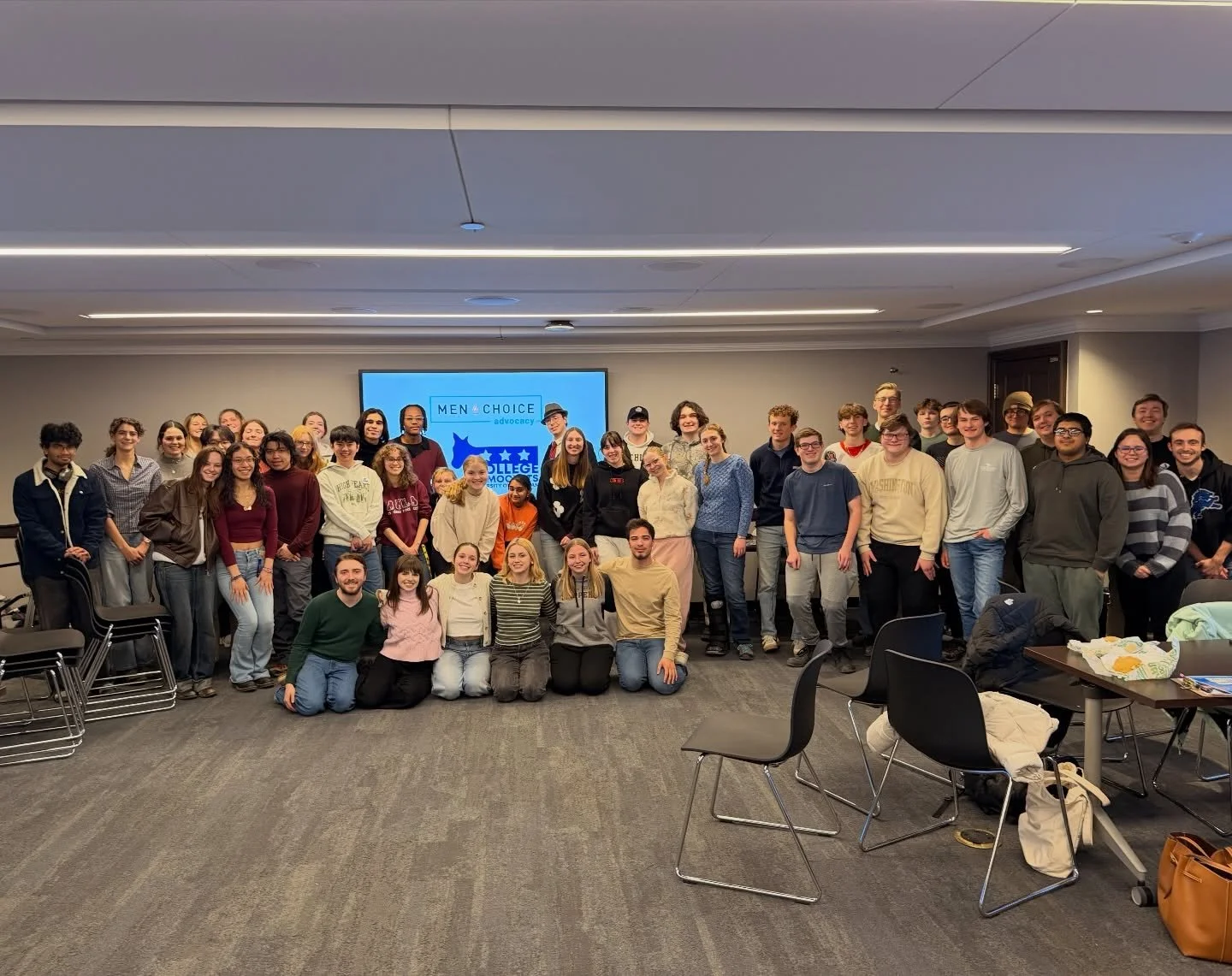 Thank you to everyone who joined us for Policy Speed Dating and to @men4choice for catering Subway! See you next week!