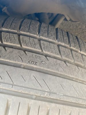 Car tyre tread