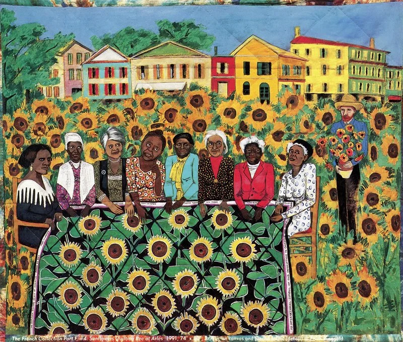 Faith Ringgold - The Sunflower Quilting Bee at Arles