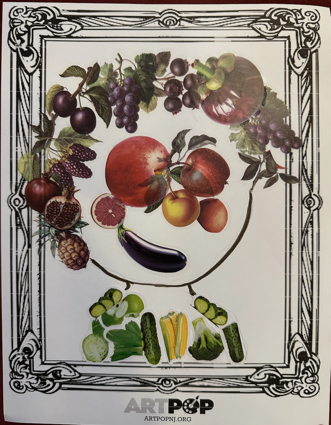 Example of Fruit Face Activity
