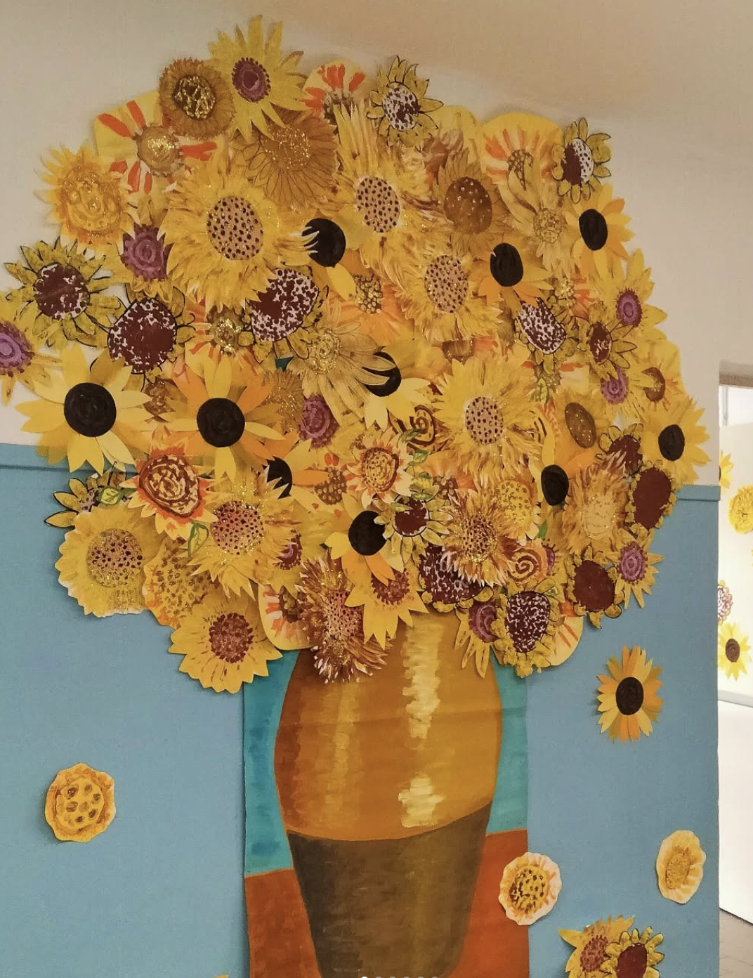 Sunflower group classroom activity