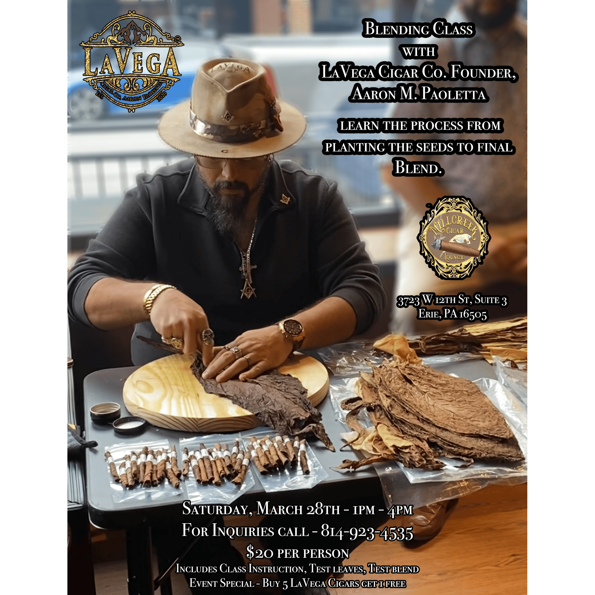 La Vega Cigars Blending Class