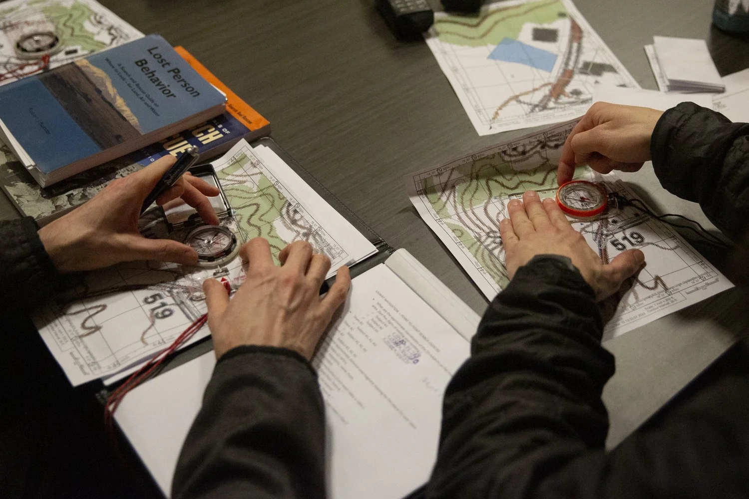 UVWRT map and compass training