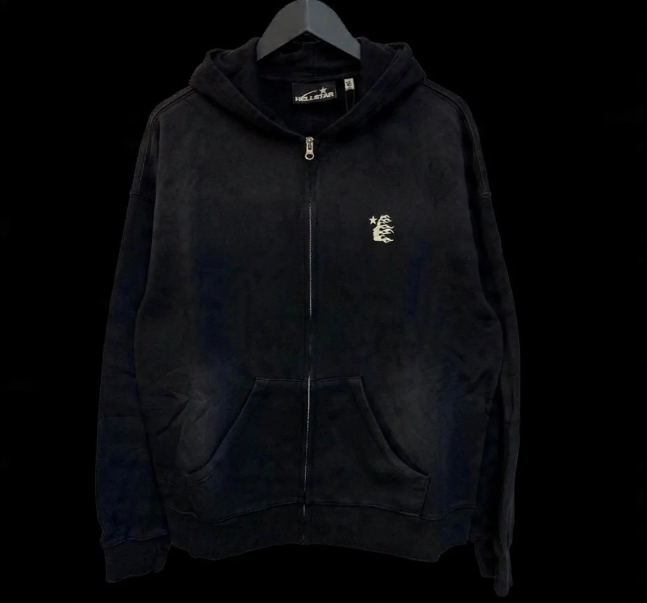 H*llstar Oversized Zip Up 'Black'