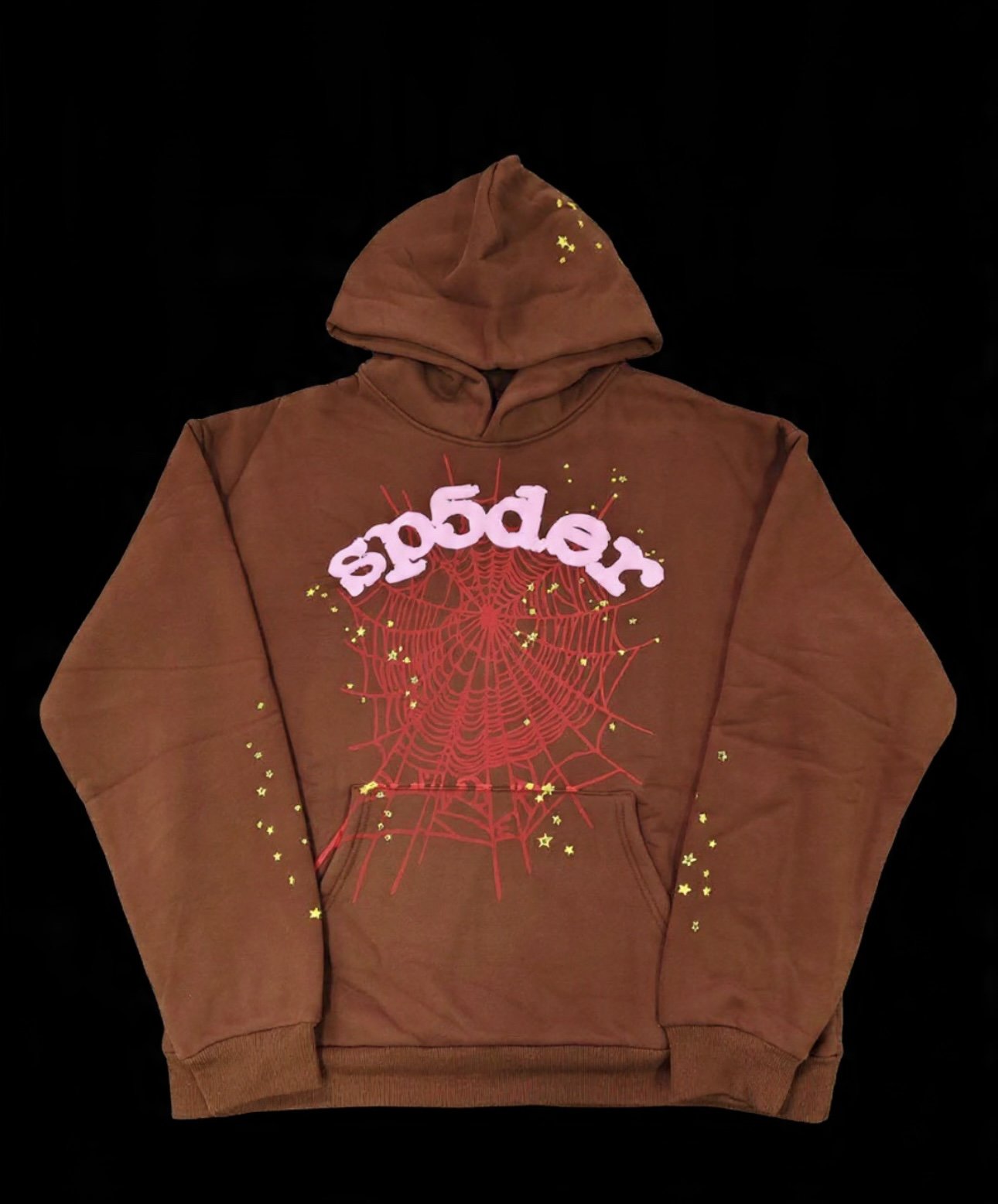 Sp*der Web Hoodie 'Brown'
