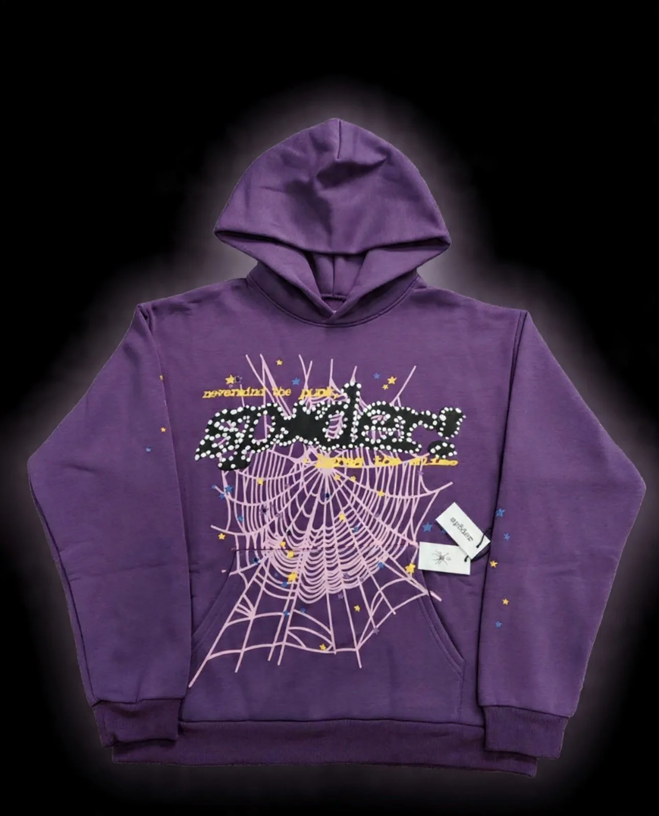 Sp*der OG Web Hoodie Purple