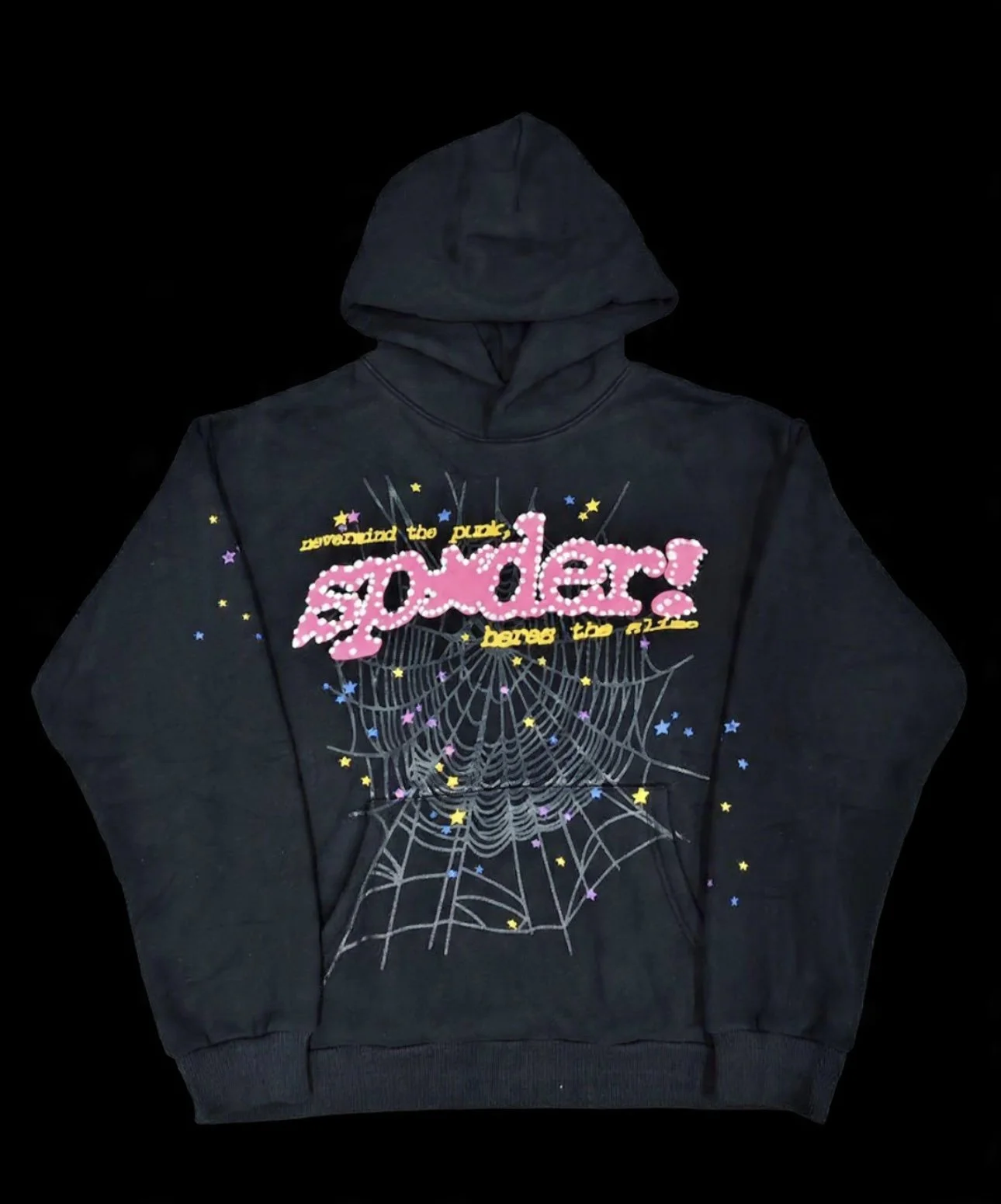 Sp*der P*NK V2 Hoodie 'Black'
