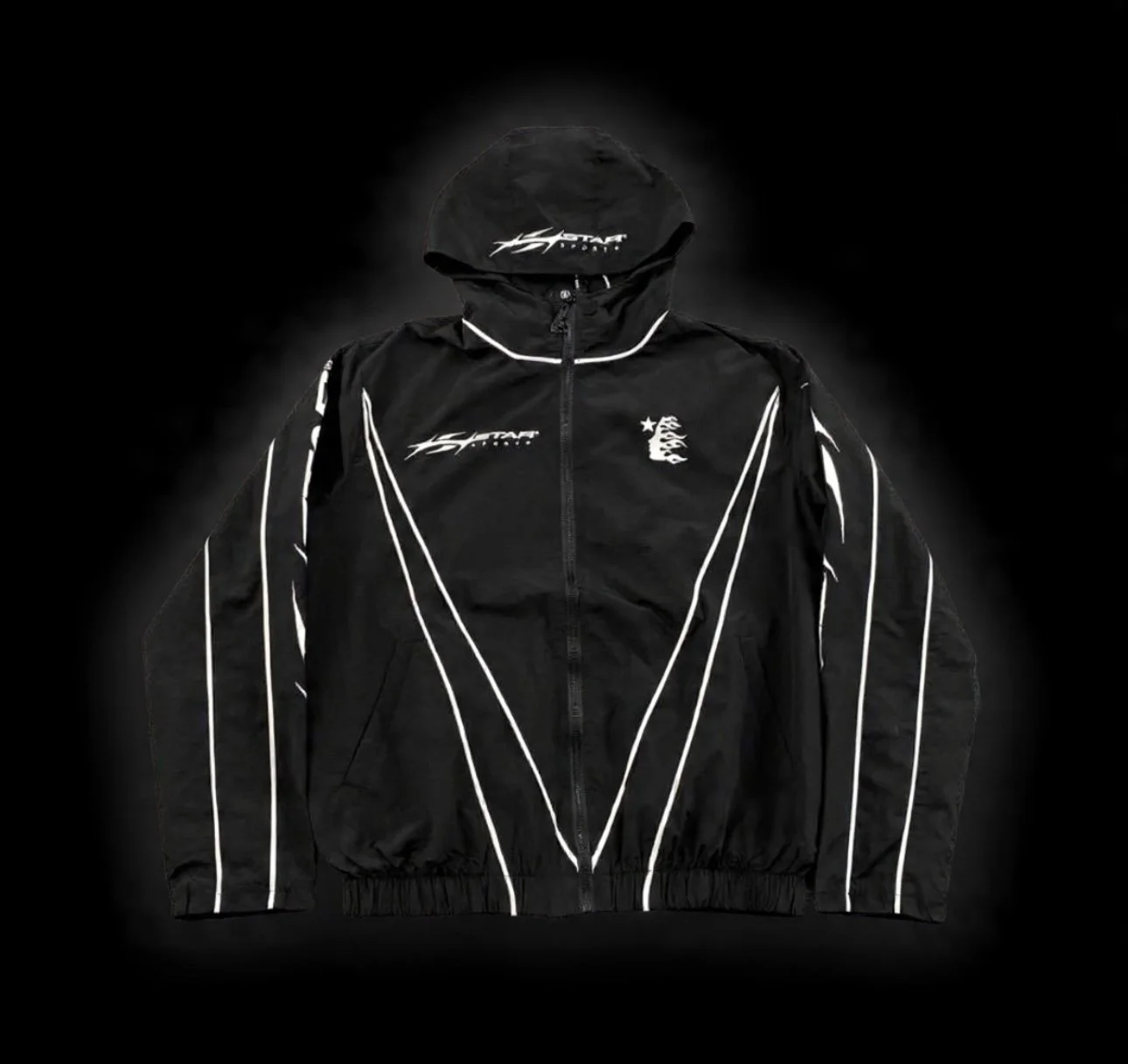 H*llstar Track Sports Jacket 'Black'