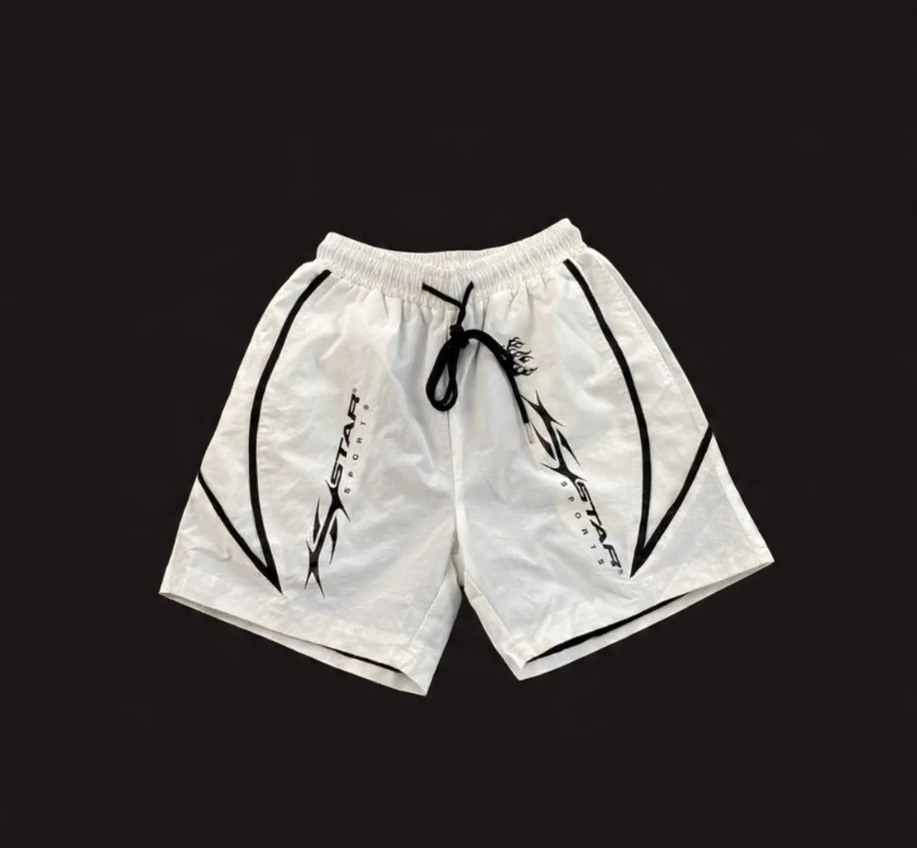 H*llstar Sports Track Shorts 'White'