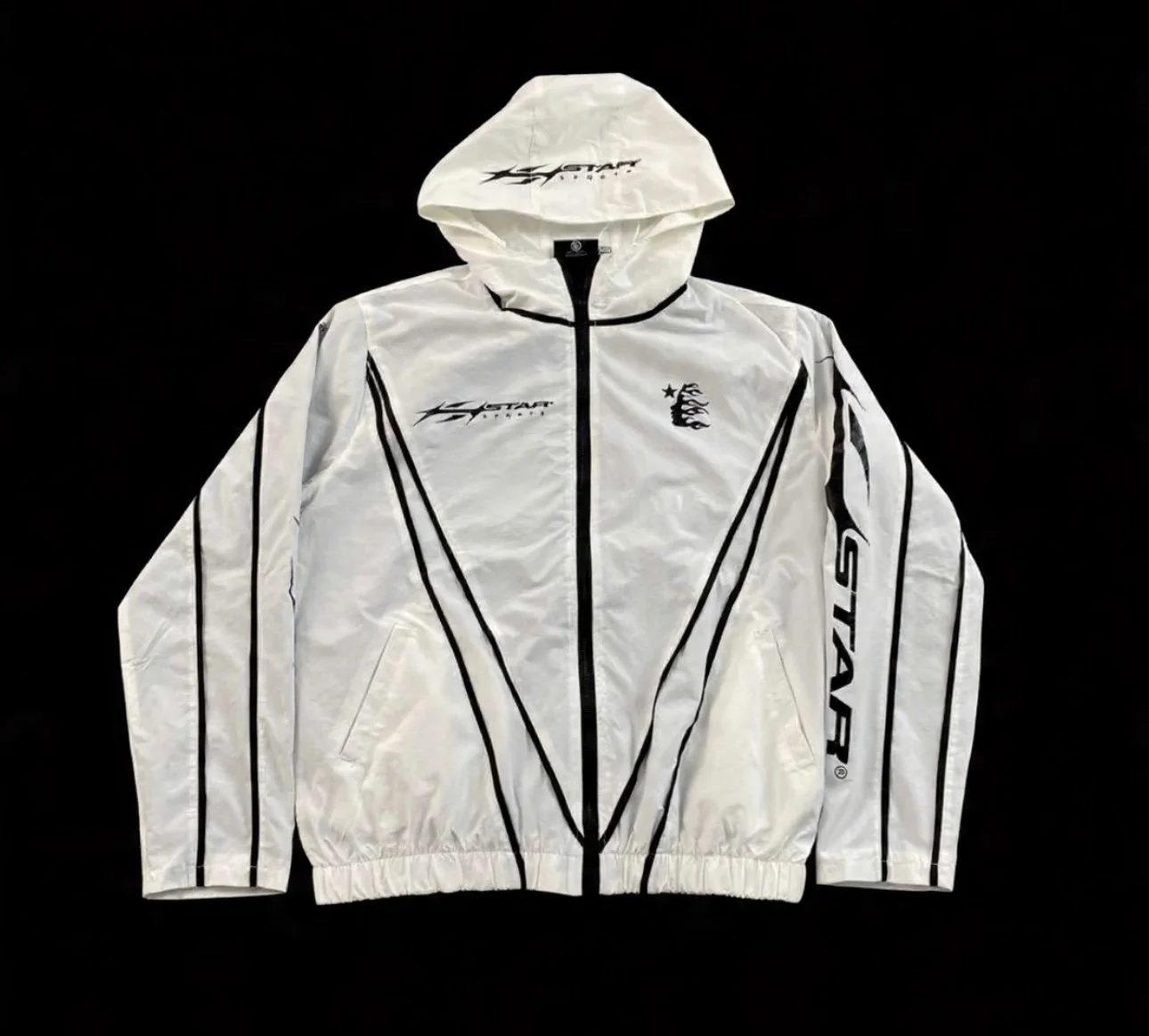 H*llstar Sports Track Jacket 'White'