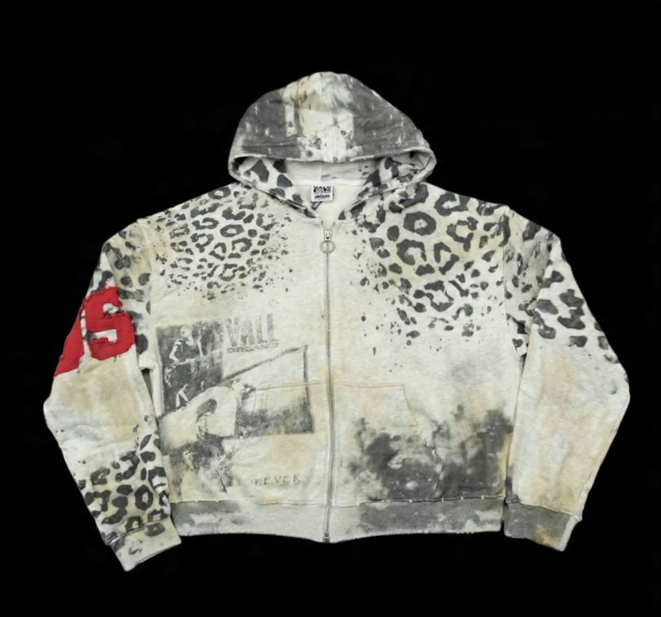 V*le Forever Cheetah Zip Up
