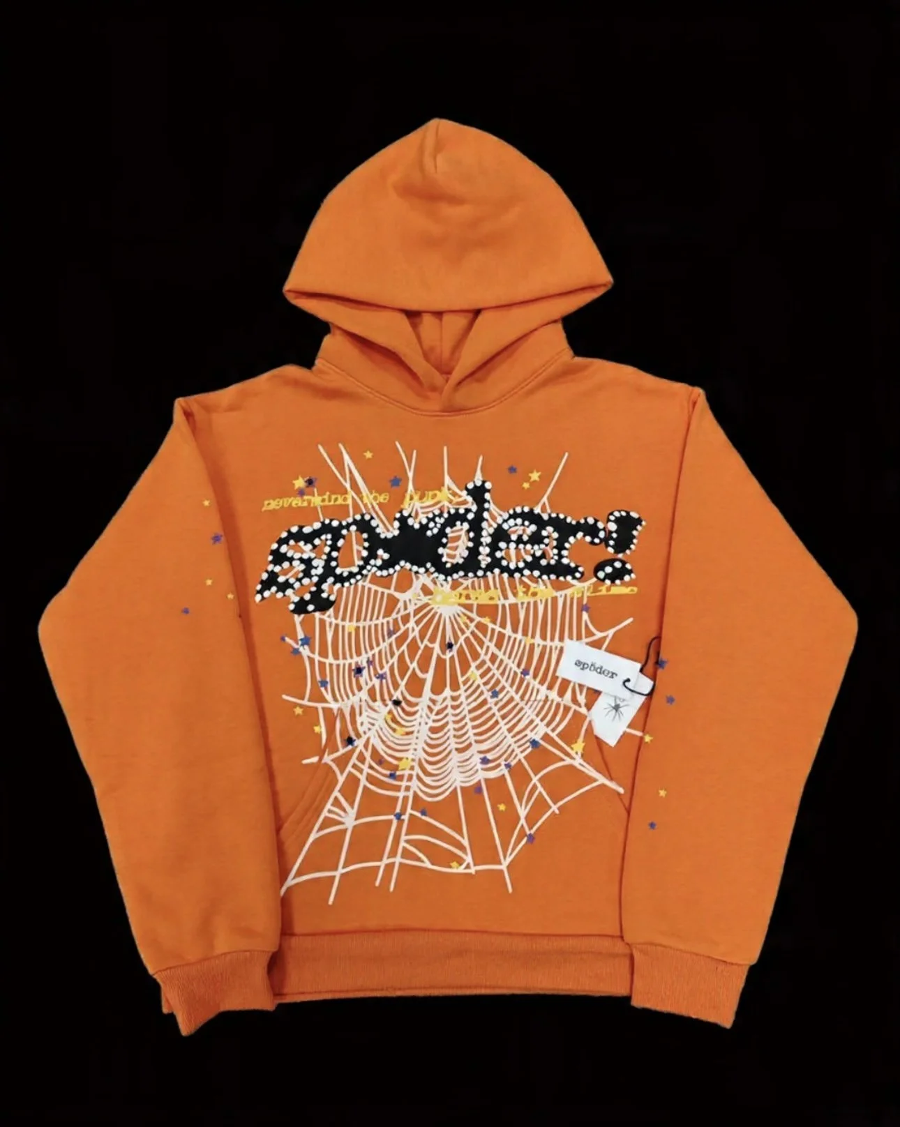 Sp*der OG Web Hoodie Orange
