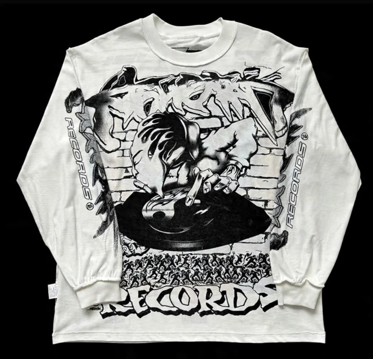 H*llstar DJ Reverse Long Sleeve T-Shirt