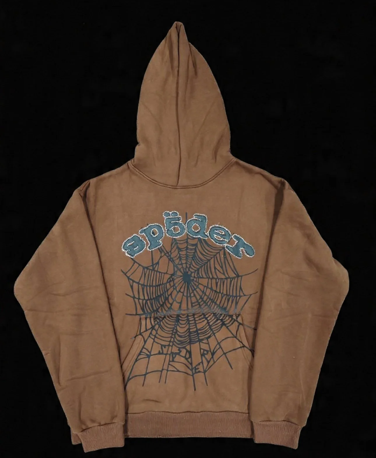 Sp*der OG Web Hoodie 'Brown'