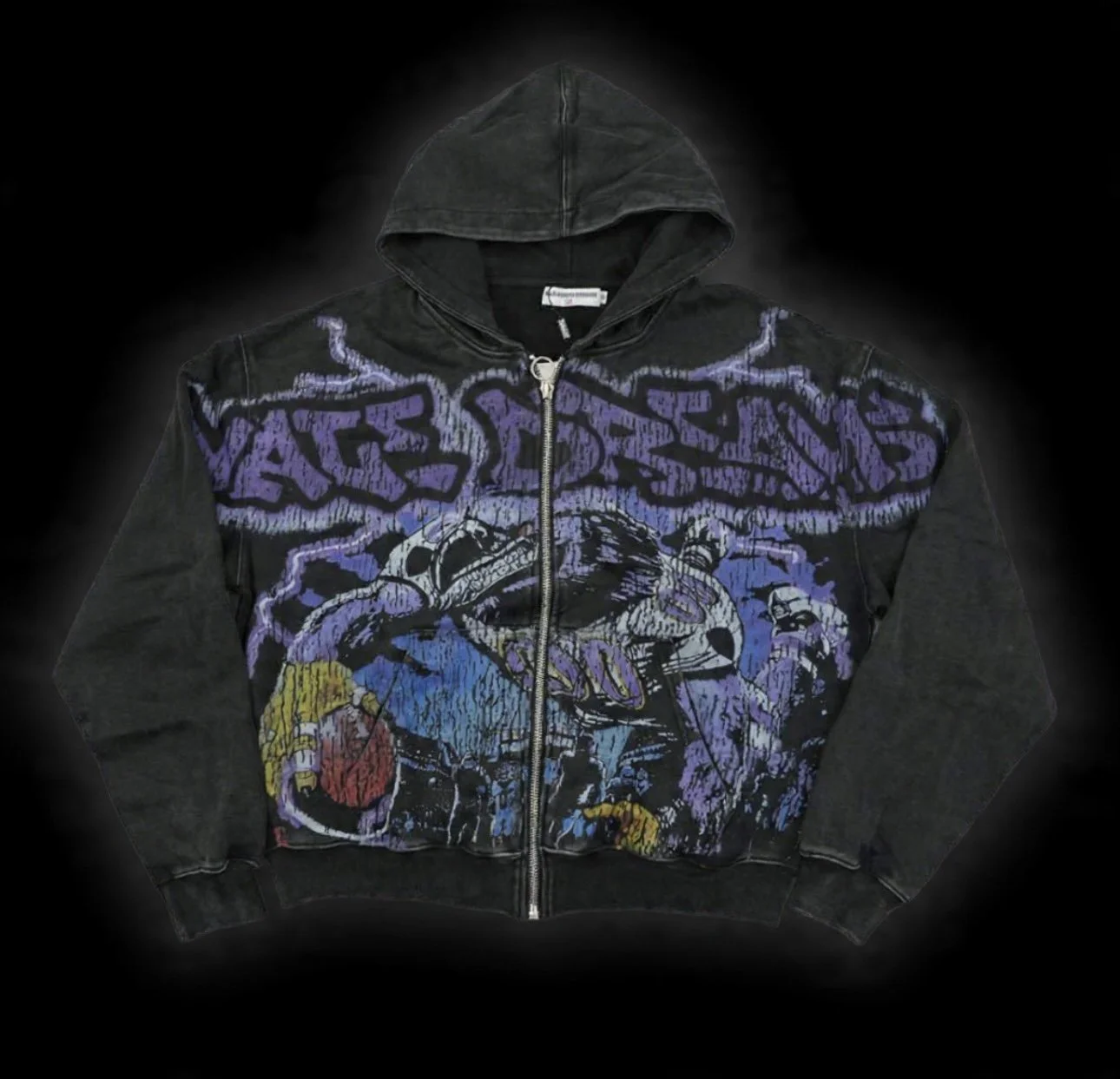 V*le Forever Raven Zip Up Hoodie