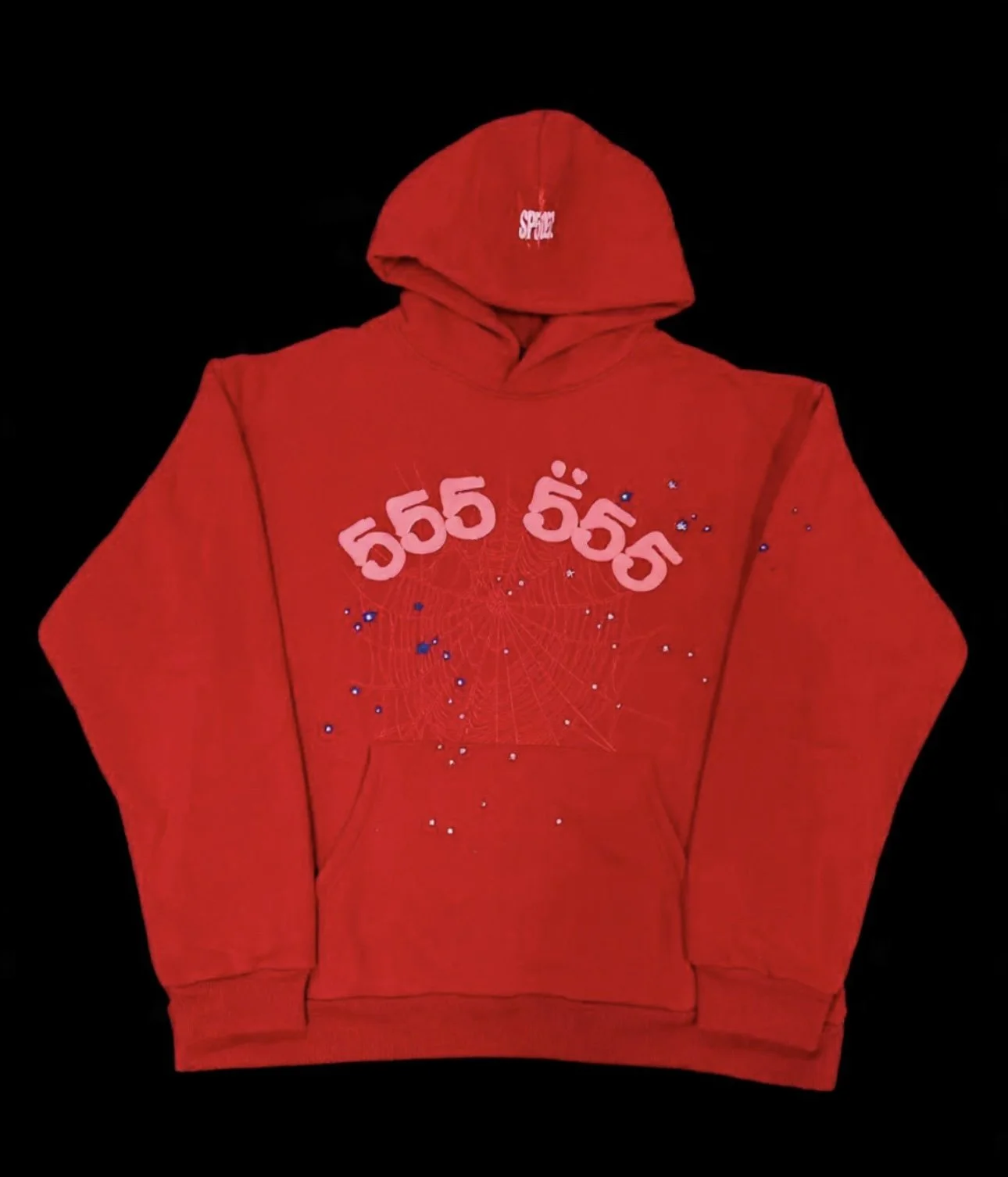 Sp*der Worldwide Angel Number 555 Hoodie 'Red'