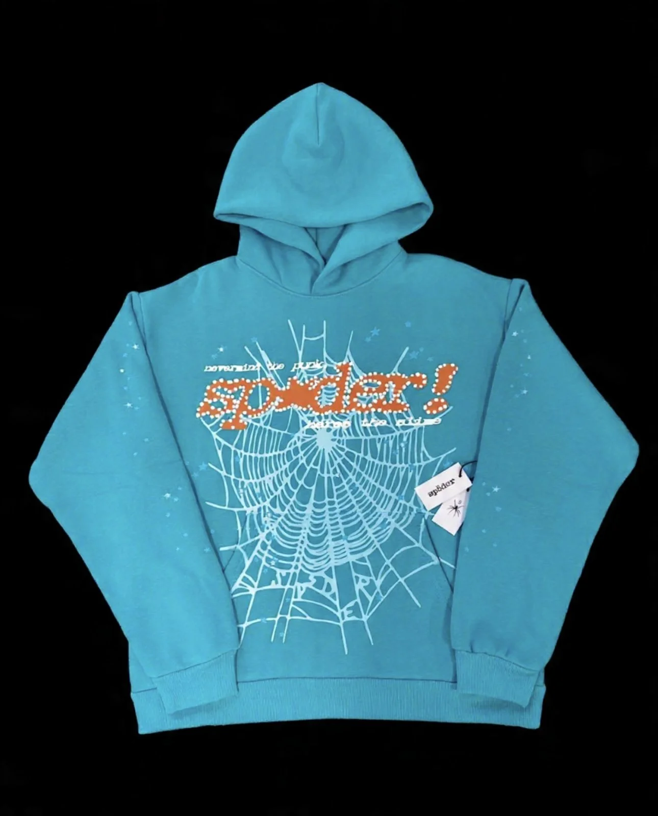 Sp*der Punk V2 Hoodie 'Cyan'
