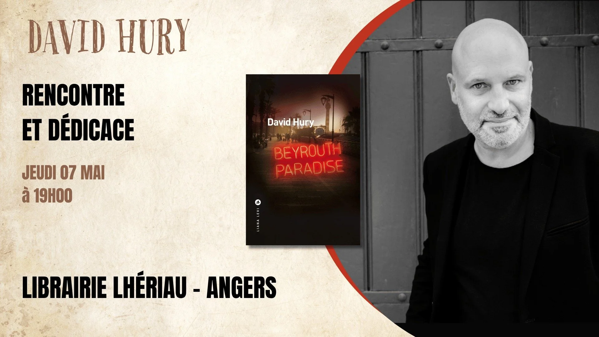 Beyrouth Paradise, dédicace à Angers (7 mai)