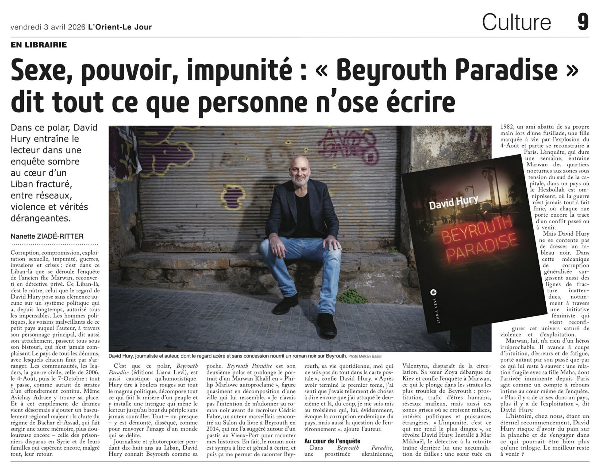 Beyrouth Paradise (L’Orient Le Jour)