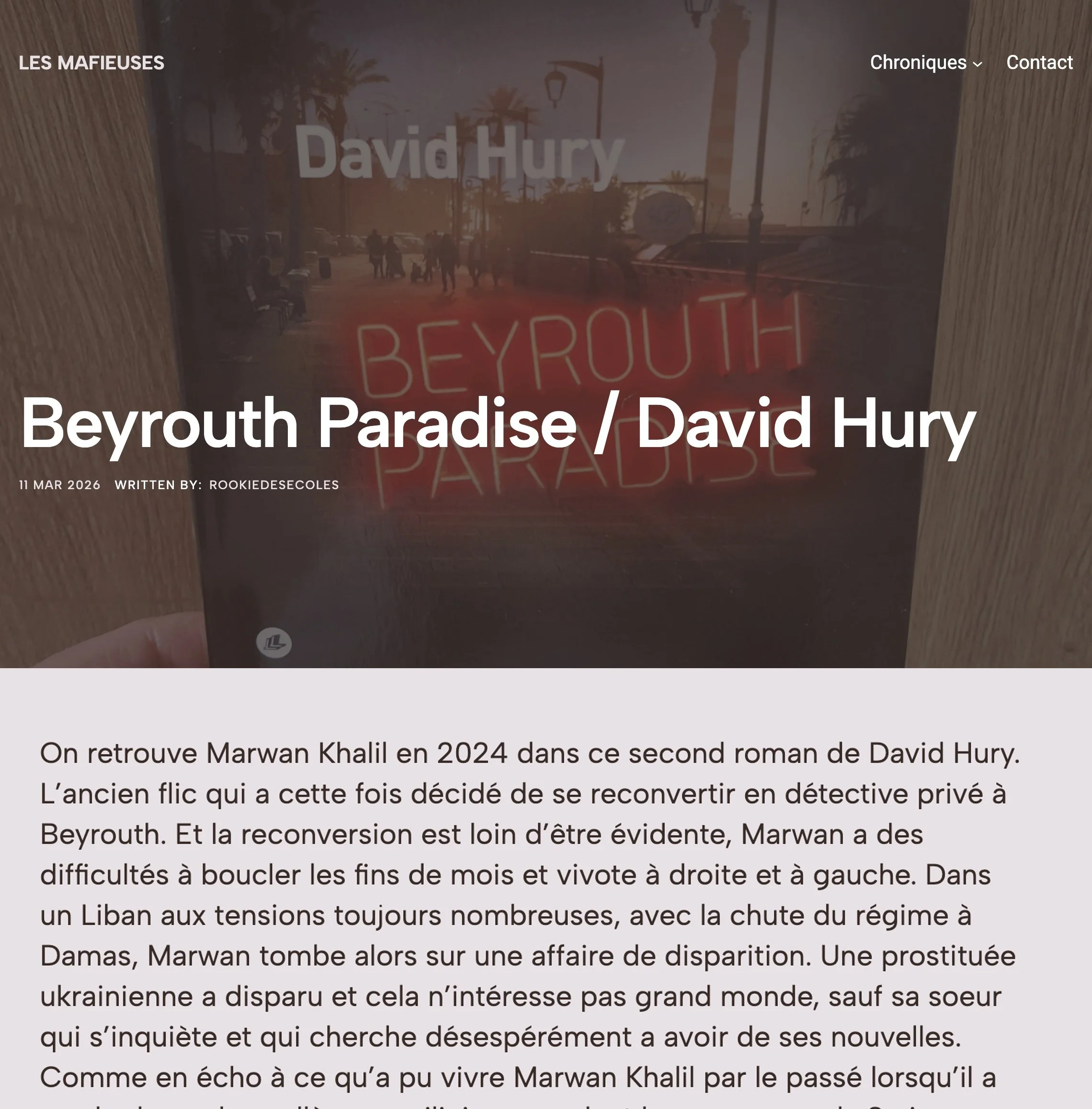 Beyrouth Paradise (Les Mafieuses)