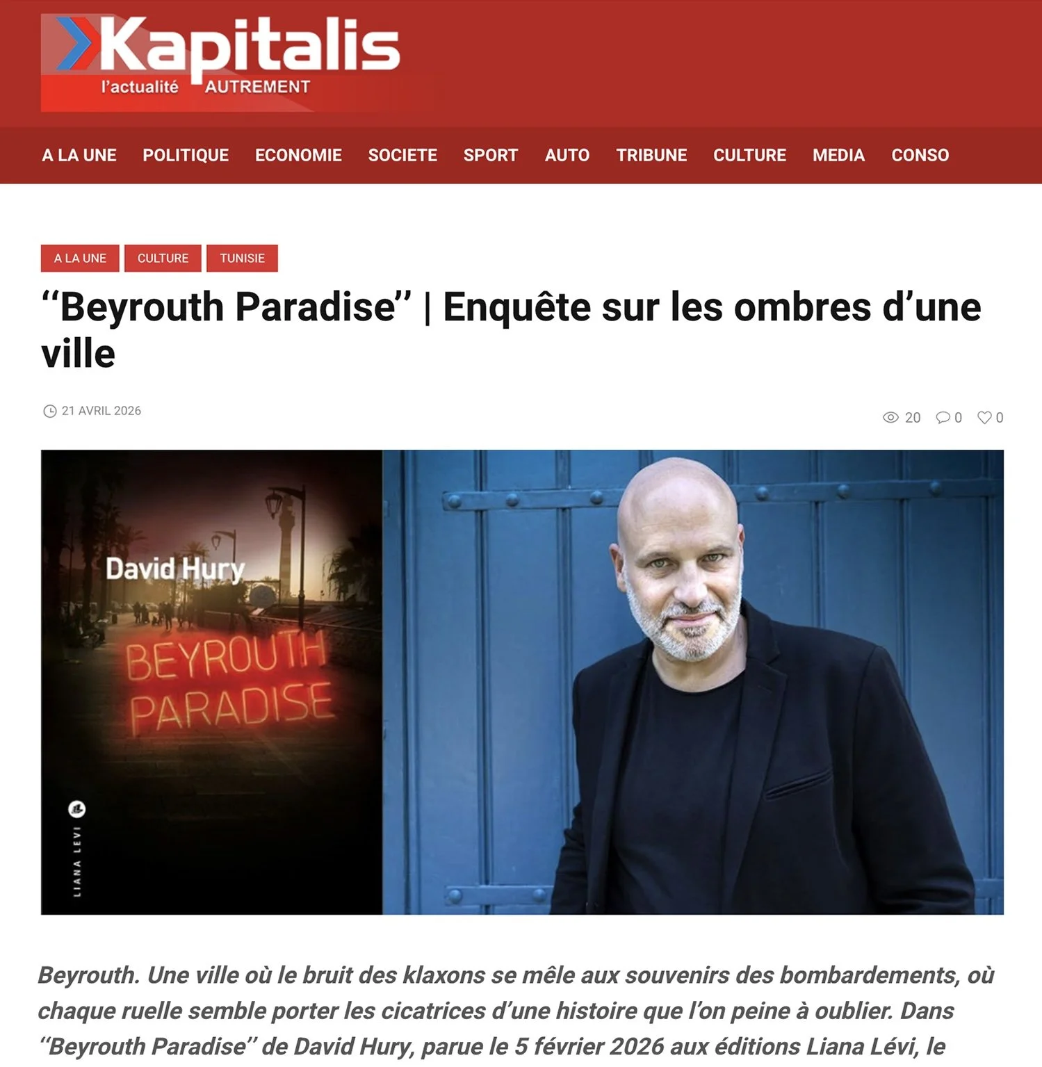 Beyrouth Paradise (Kapitalis)
