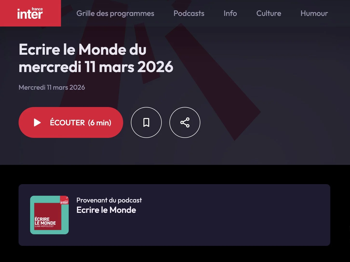 Beyrouth Paradise (France Inter)