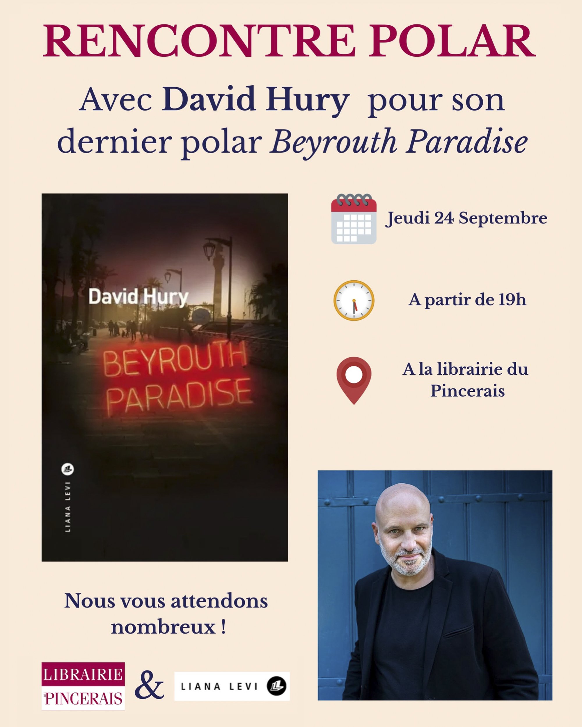 Beyrouth Paradise, rencontre à Poissy (24 septembre)