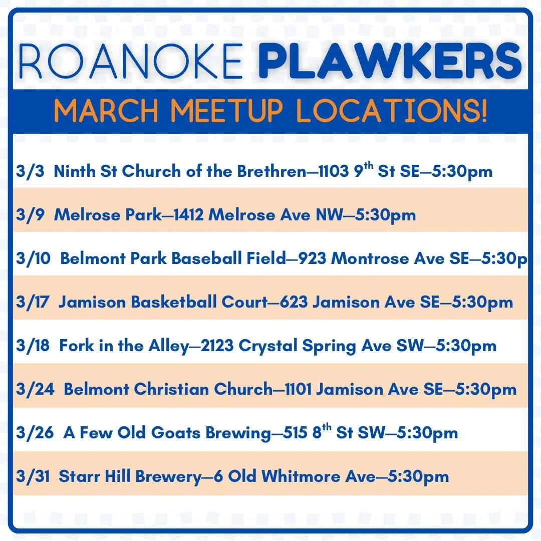 Plawking Season Begins in March!