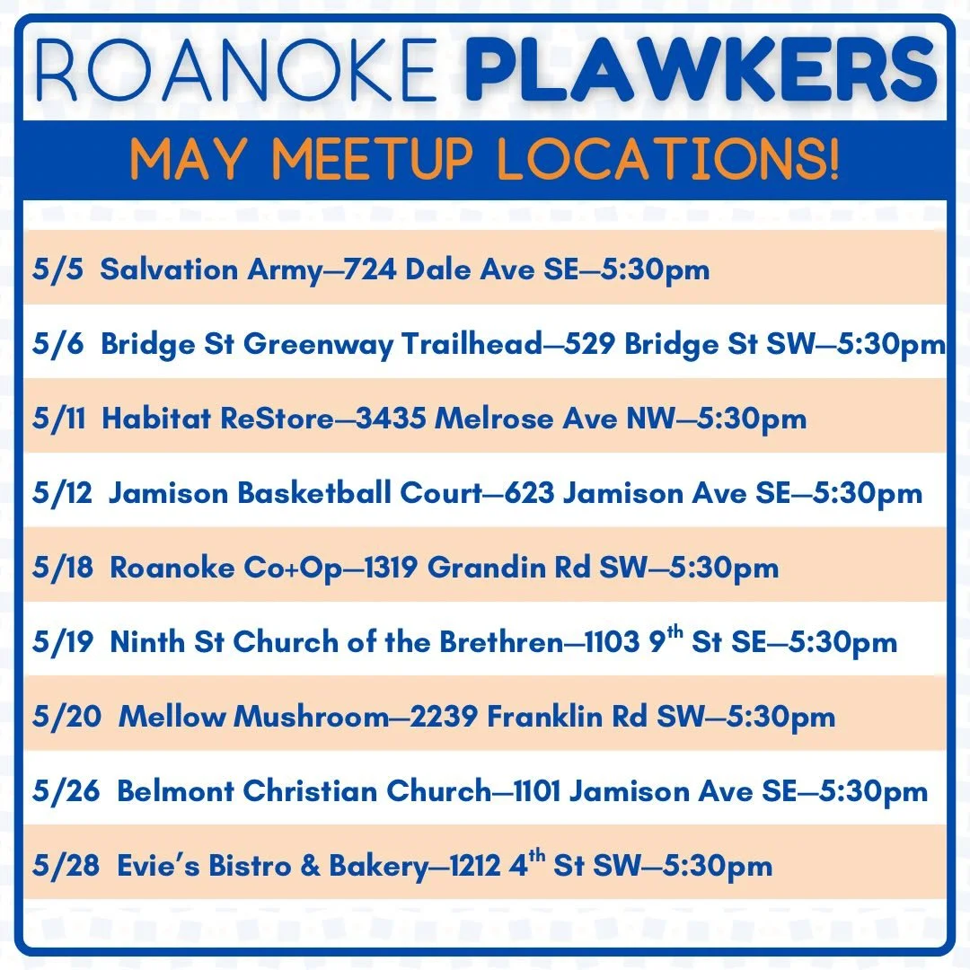 June 2026 Plawking Schedule 