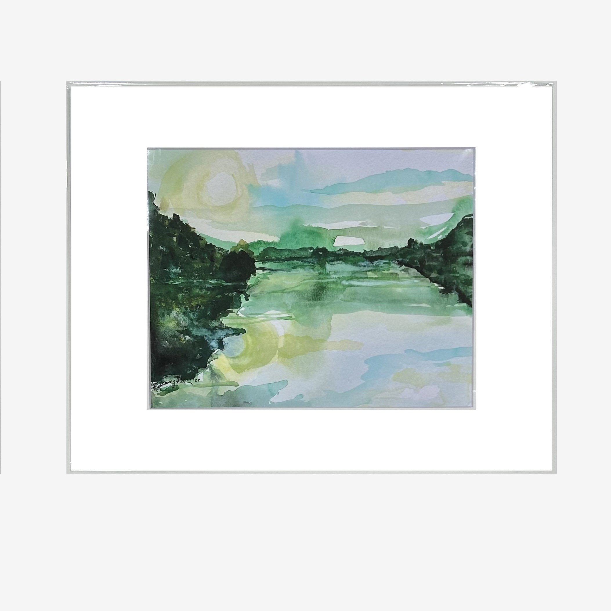 8x10 Winter Sunrise, Lake Lure.jpeg