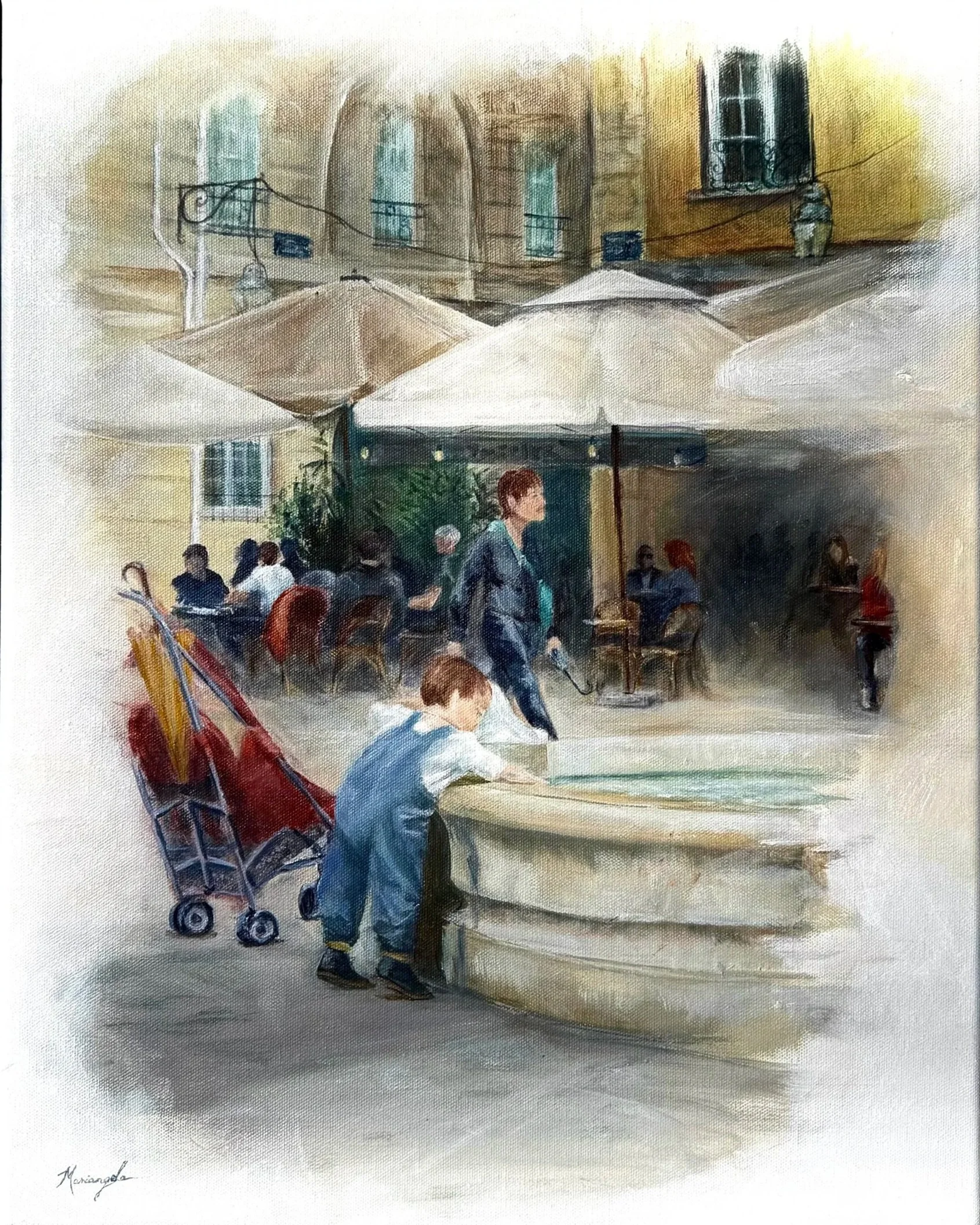 Springtime in the Plaza • Bordeaux, France