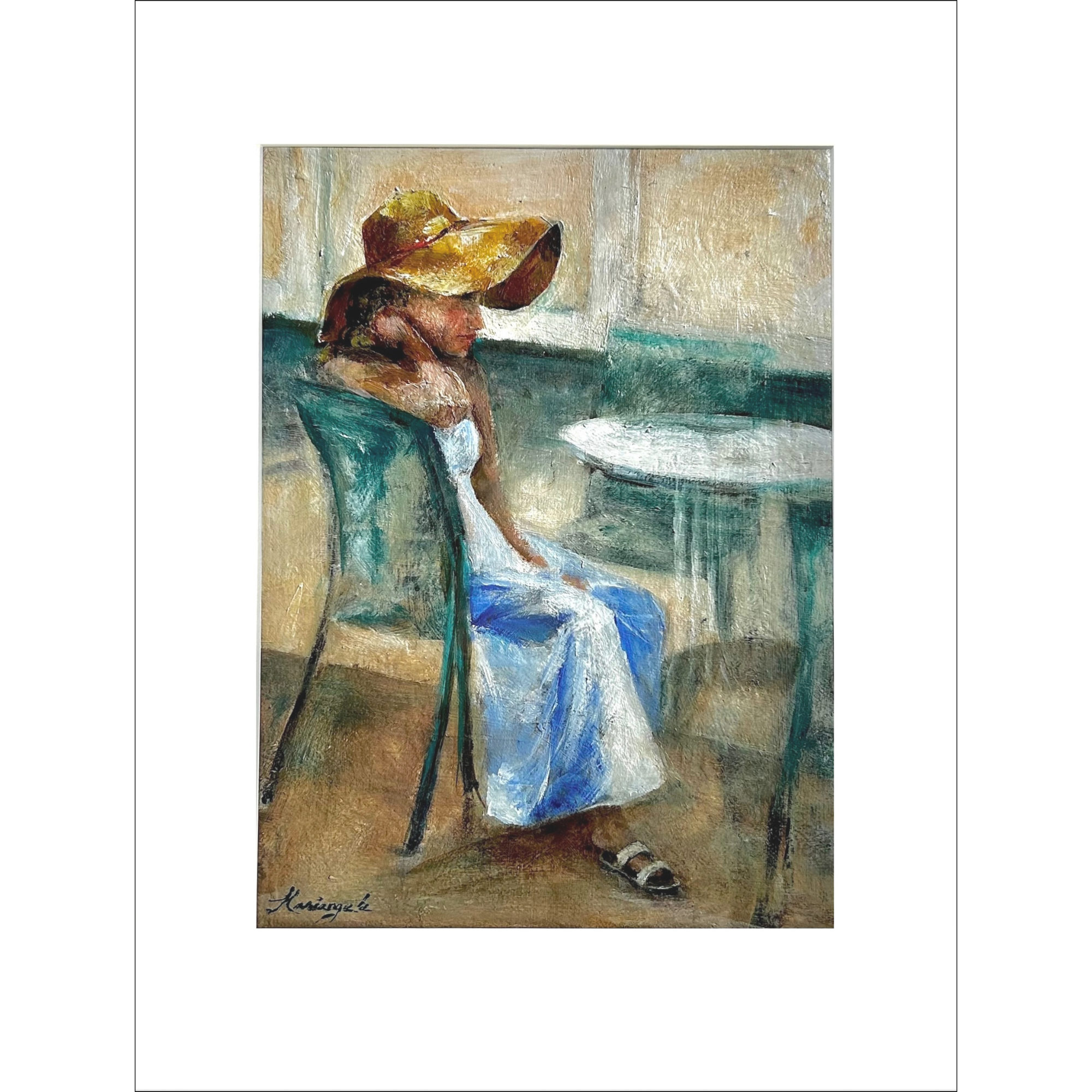 Girl in a Straw Hat