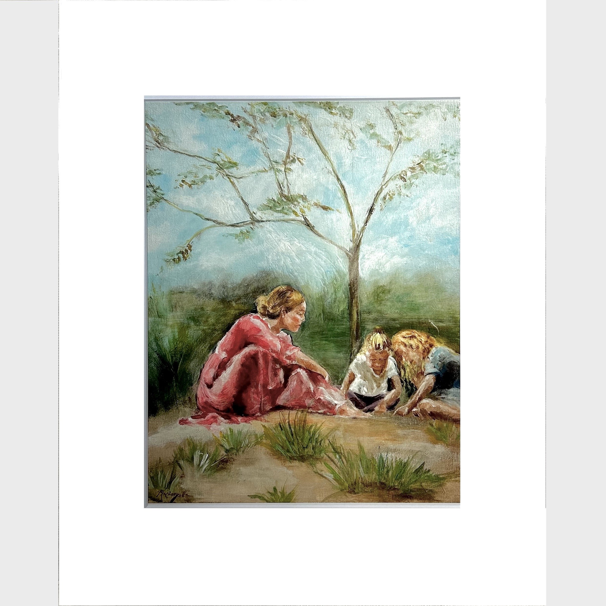 11x14 Afternoon in the Garden - w.jpeg