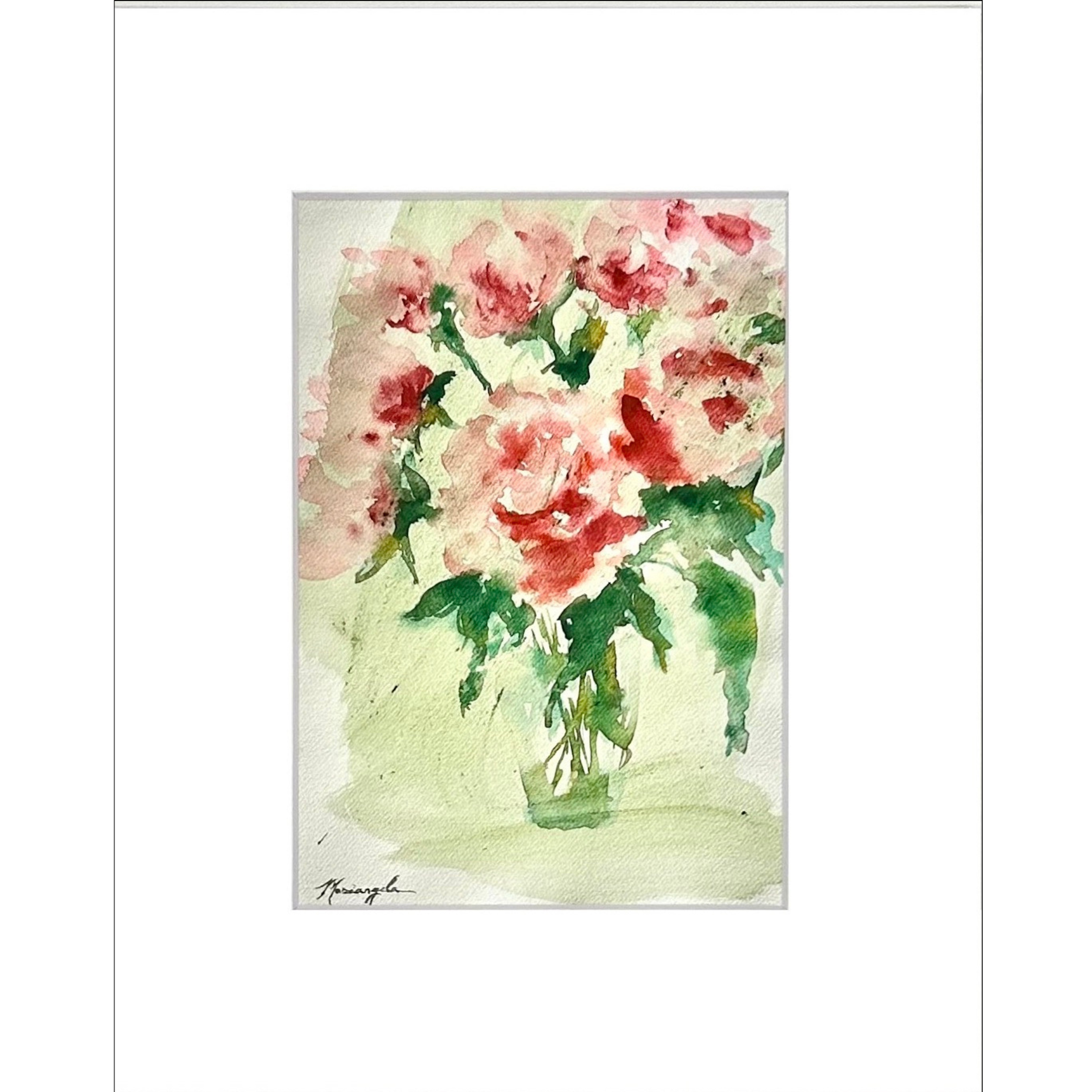 Peonies Abstract