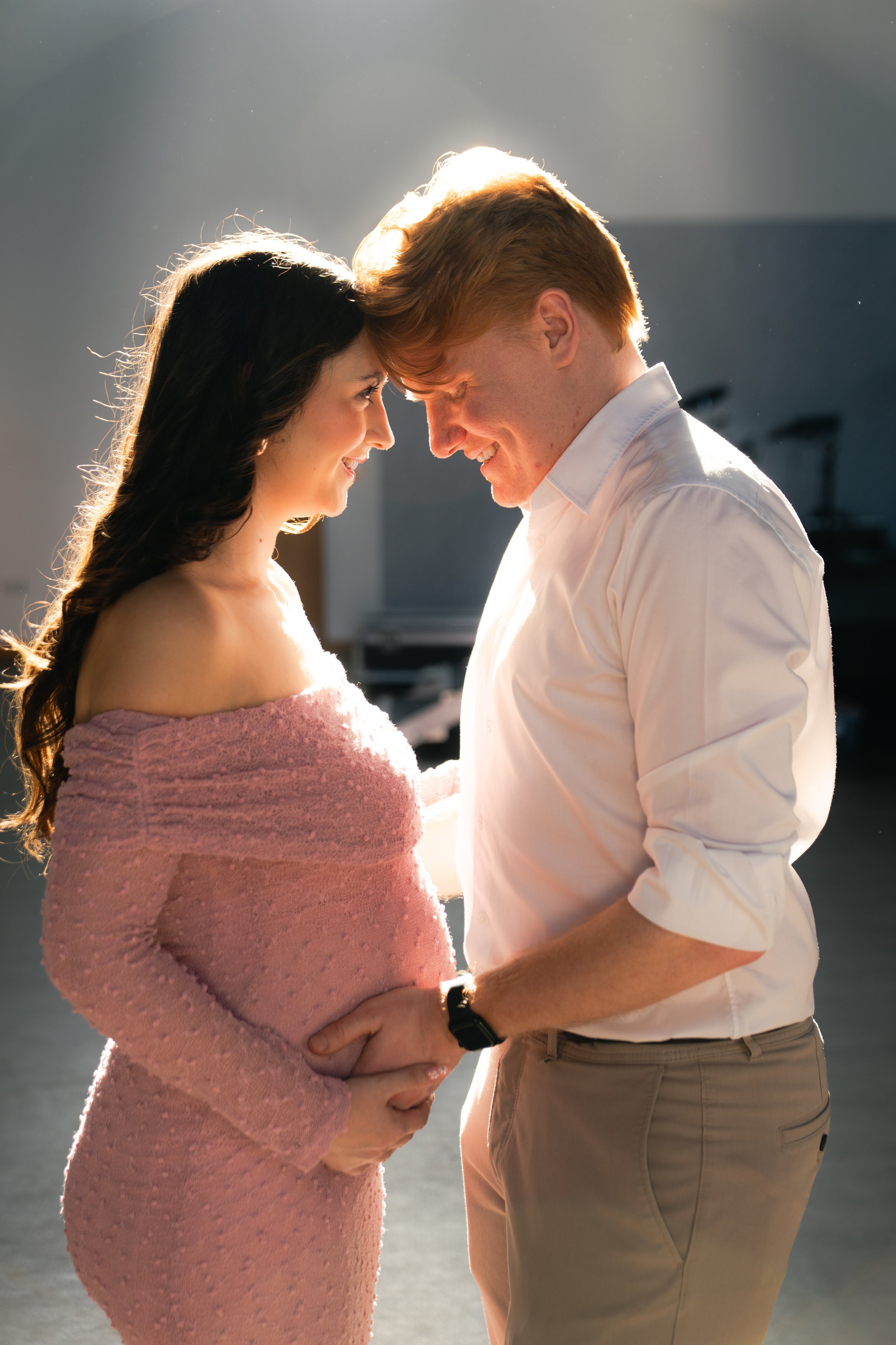 the beautiful couple having their moment