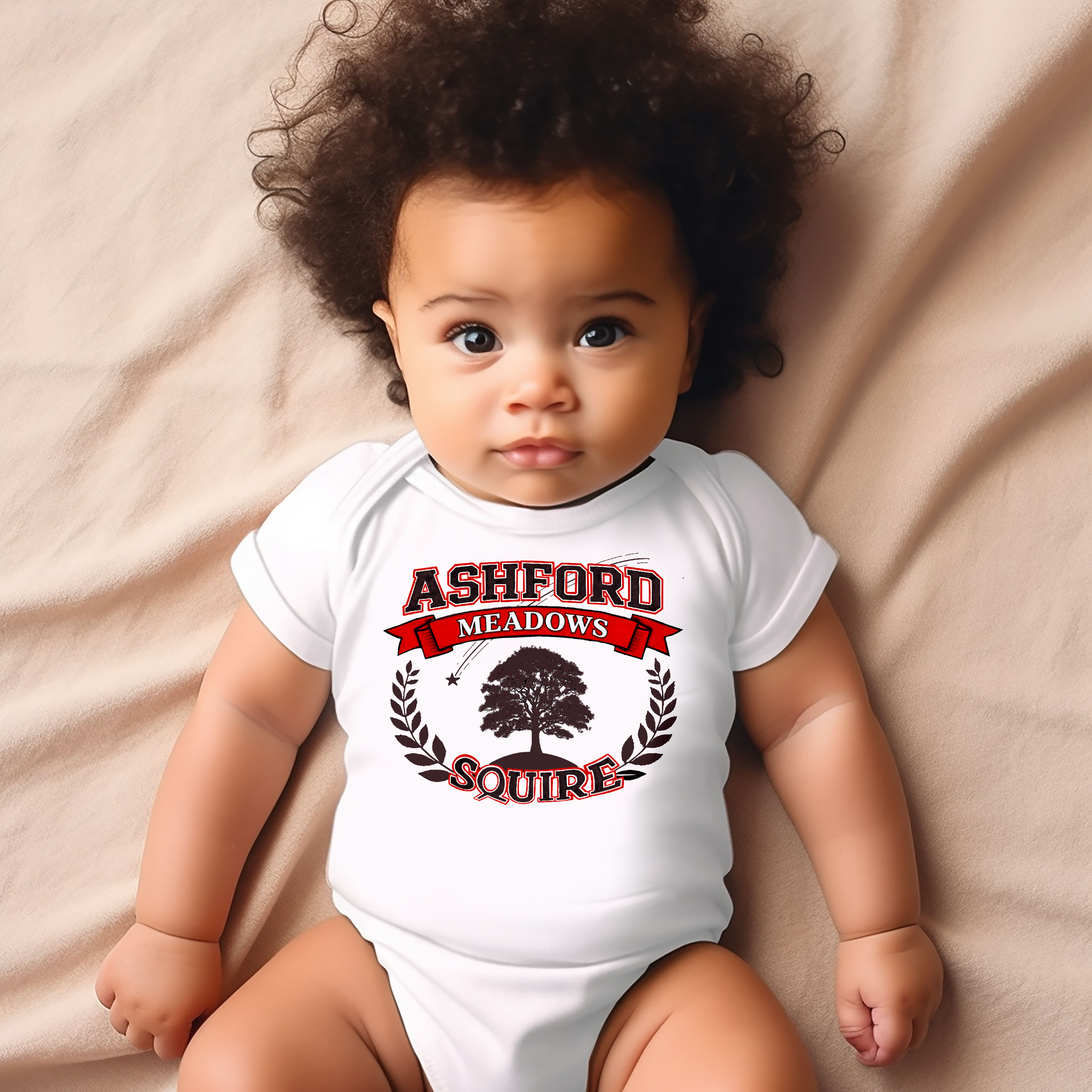 Fantasy Baby Outfit – Ashford Meadows Squire Design, Medieval Knight Infant Clothing, Newborn Gift