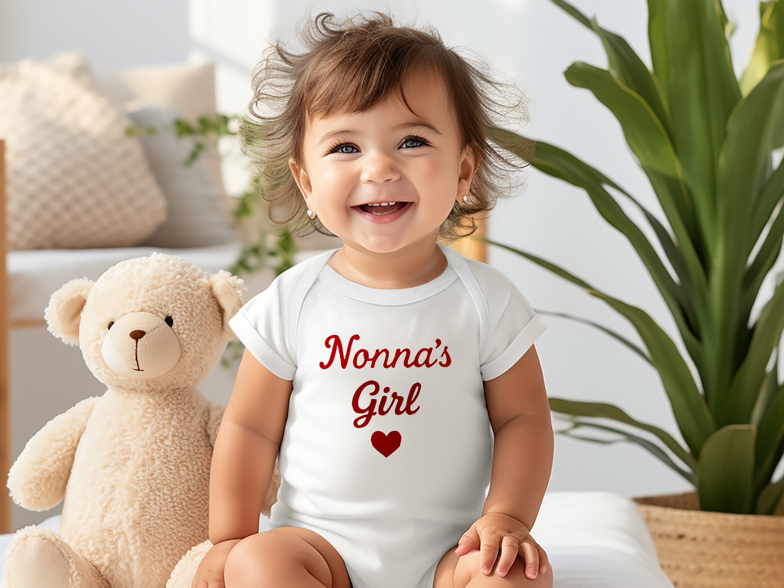 Nonna’s Baby Outfit – Italian Grandma Infant Clothing, Baby Shower Gift