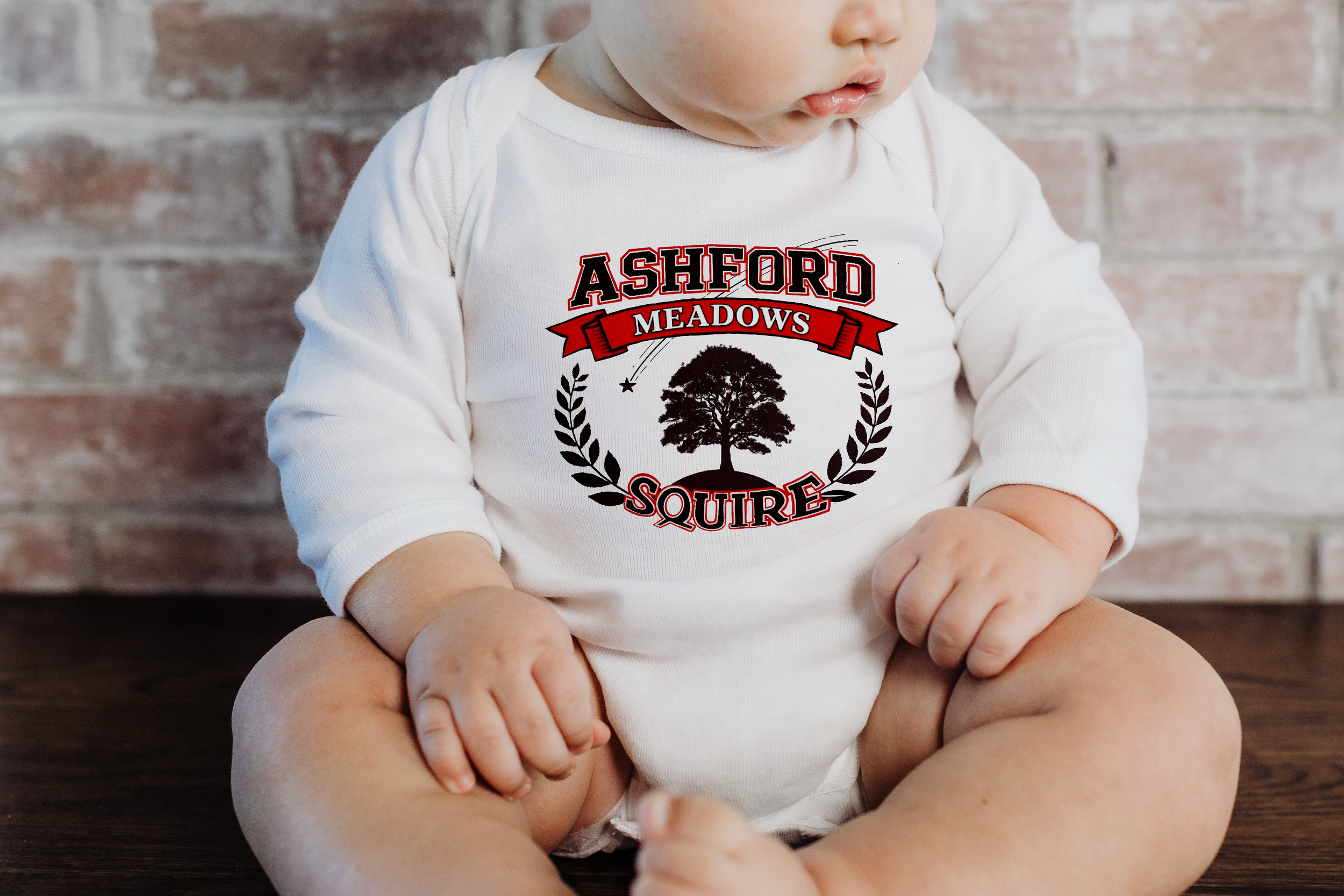 Ashford Meadows Squire Baby Bodysuit – Medieval Knight Infant Outfit, Fantasy Nursery Clothing