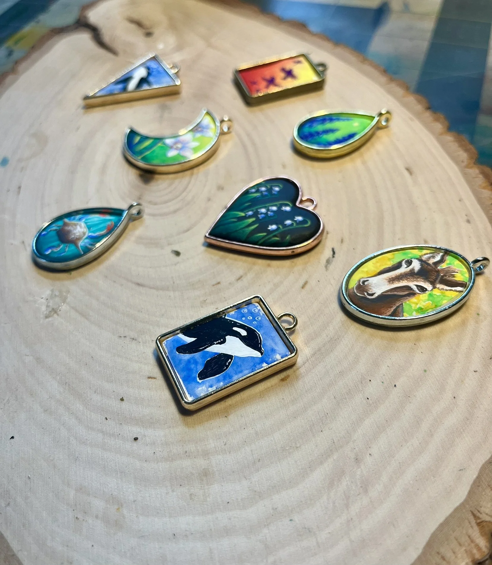 Painted Clay Pendants.JPEG