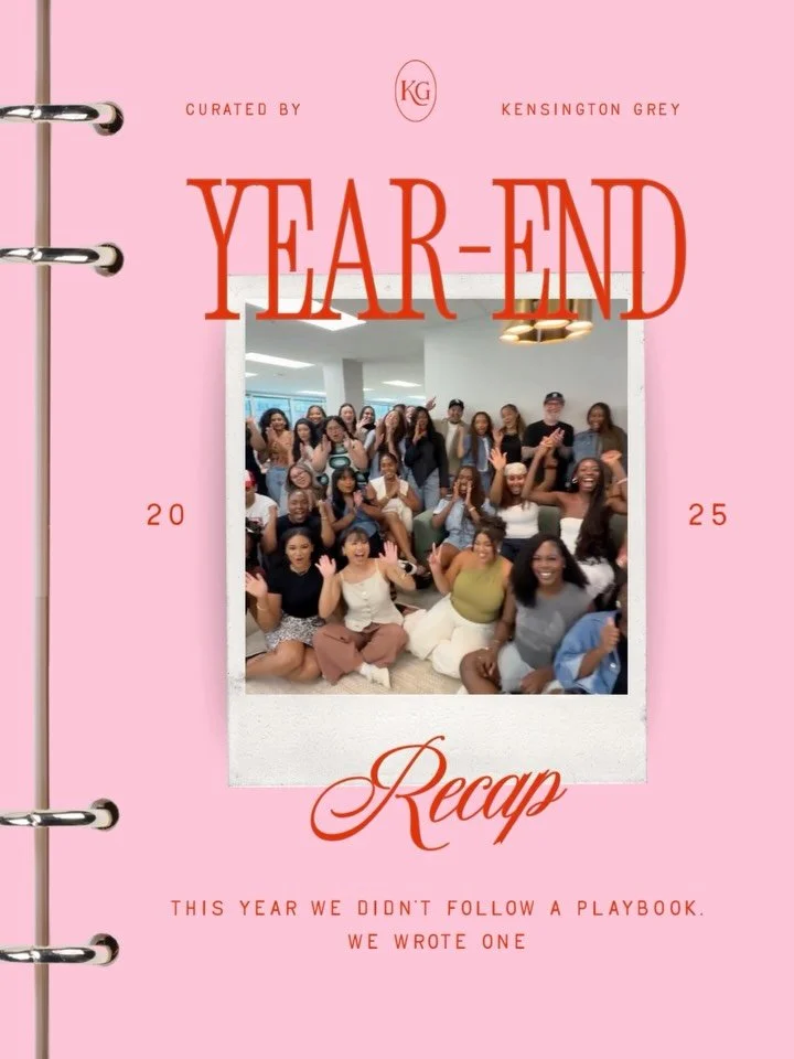 2025 Year in Review: 

We created owners, not just earners
We didn&rsquo;t just get invites, we curated rooms
We invested in our team&rsquo;s growth and visibility
We continued to represent award winning talent
Our team grew &amp; evolved from the in
