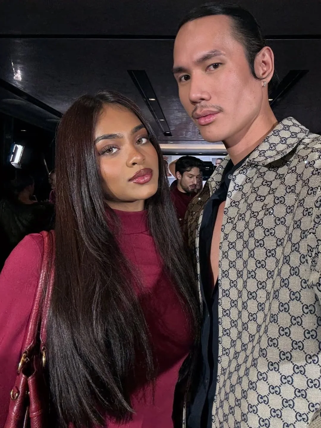 KG Girlies serving face with @patricktabeauty in NYC