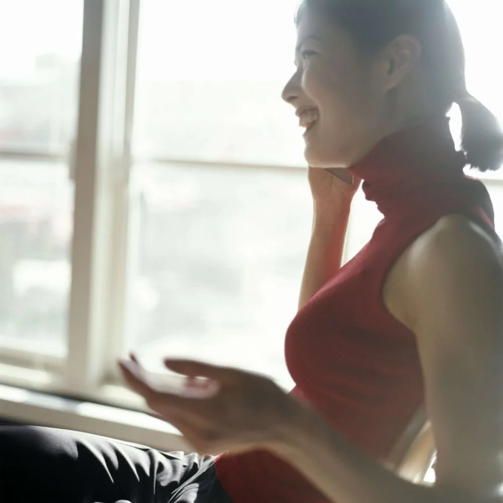 Smiling woman in profile, therapy for therapists San Antonio