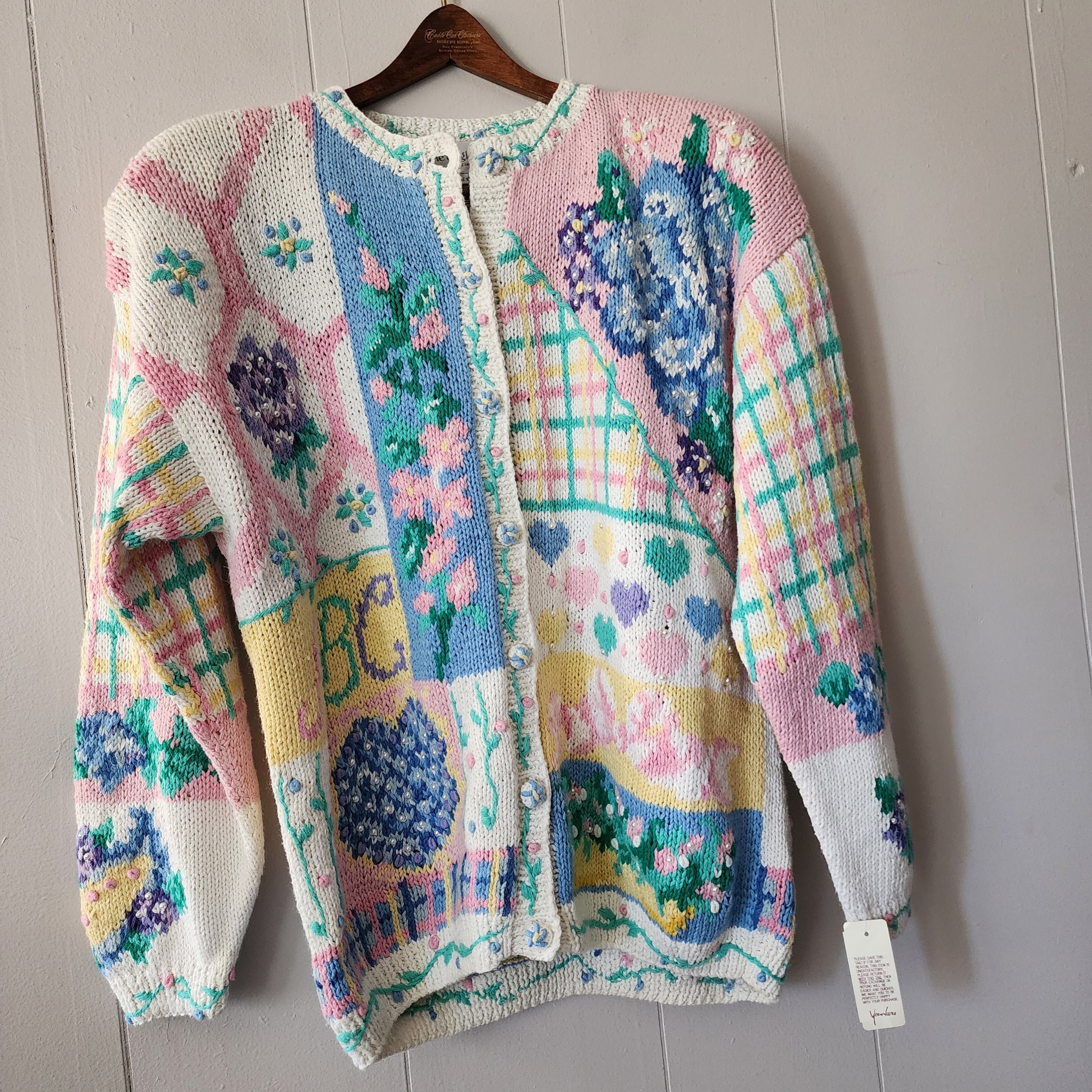 Eagle’s Eye Pastel Patchwork Floral Knit - Hello Gorgeous Threads